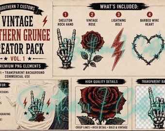 Vintage Grunge Clip Art Bundle – Volume 1: Essentials