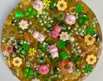 REUSABLE Picky Pad! Playful Piggies in the Garden Ethereal Theme