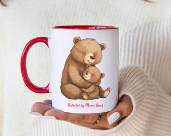 Protected by Mama Bear Coffee Cup, Mom Mug, Gifts for Mom, Moms