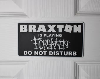 Custom Roblox Forsaken Niet Storen-bord | Deurbord gamer