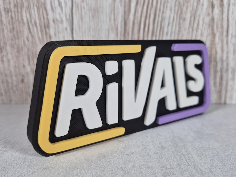 Roblox Rivals 3D Printed Desk Sign: Gamer Decor - Available in 2 Sizes ...
