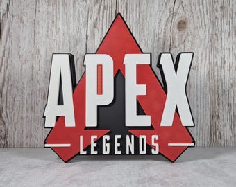 Apex Legends 3D Printed Desk Sign: Custom Gamer Decor