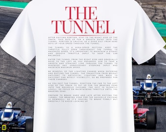 F1 Monaco The Tunnel T-Shirt | Monaco GP High-Speed Section | Formula 1 Racing Strategy Shirt