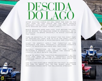 F1 Descida do Lago T-Shirt | Interlagos Brazilian GP Racing Tee