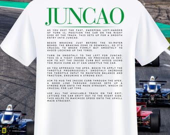 F1 Junção T-Shirt | Interlagos Racing Tee, Brazilian Green Text