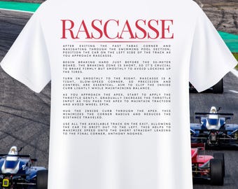 F1 Monaco Rascasse T-Shirt | Monaco GP Historic Racing | Formula 1 Low-Speed Corner Mastery Shirt