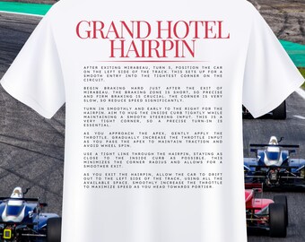 F1 Monaco Grand Hotel Hairpin T-Shirt | Driving Strategy