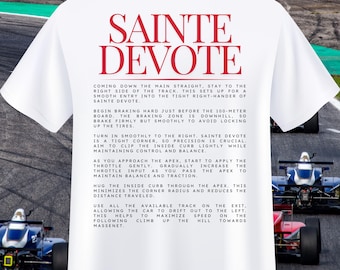F1 Monaco Sainte Devote T-Shirt: Historic Grand Prix Corner