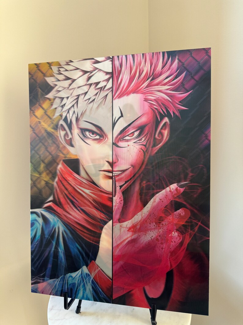 3D Lenticular Anime Poster Holographic Posters Jujutsu Kaisen Etsy