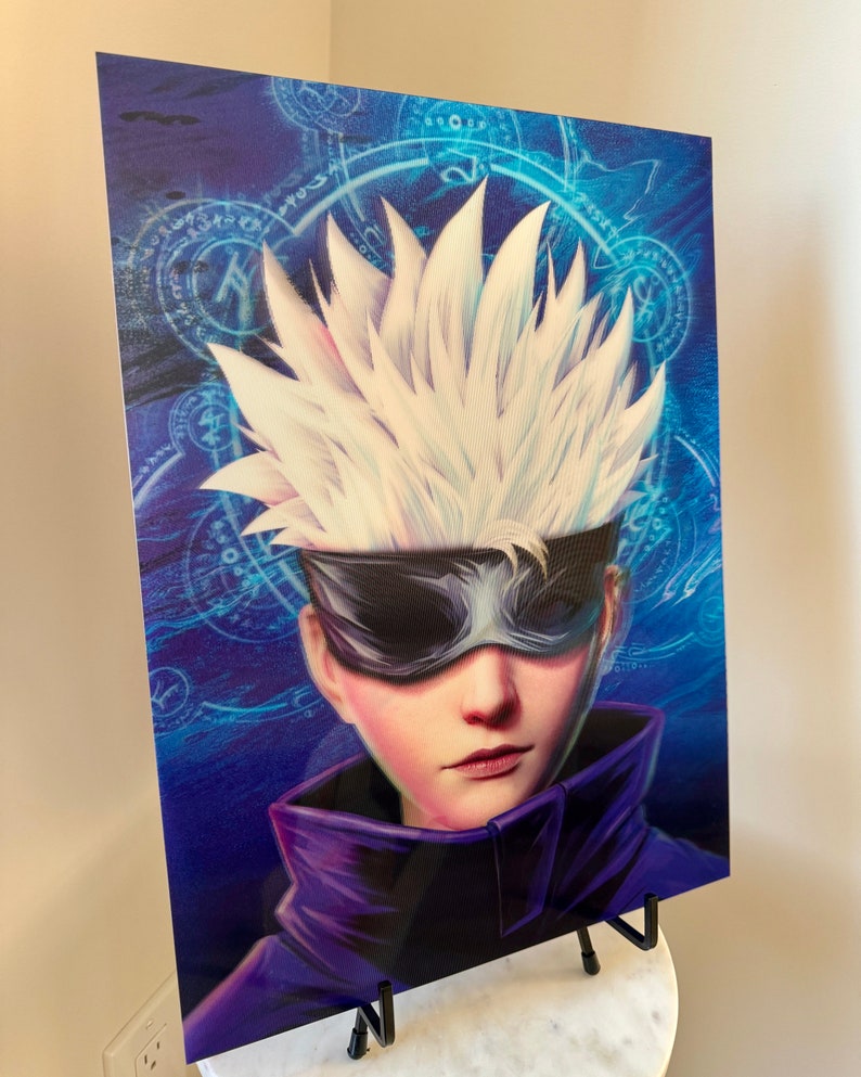 3D Lenticular Anime Poster Holographic Posters Anime Posters Jujutsu