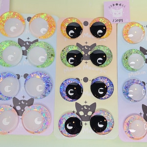 Harvest Glitter 2.0  Safety Eyes: 4 Color Set (14mm-30mm)