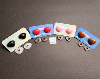 18mm-26mm 2 Pack Solid Color Safety Noses for Crochet Amigurumi