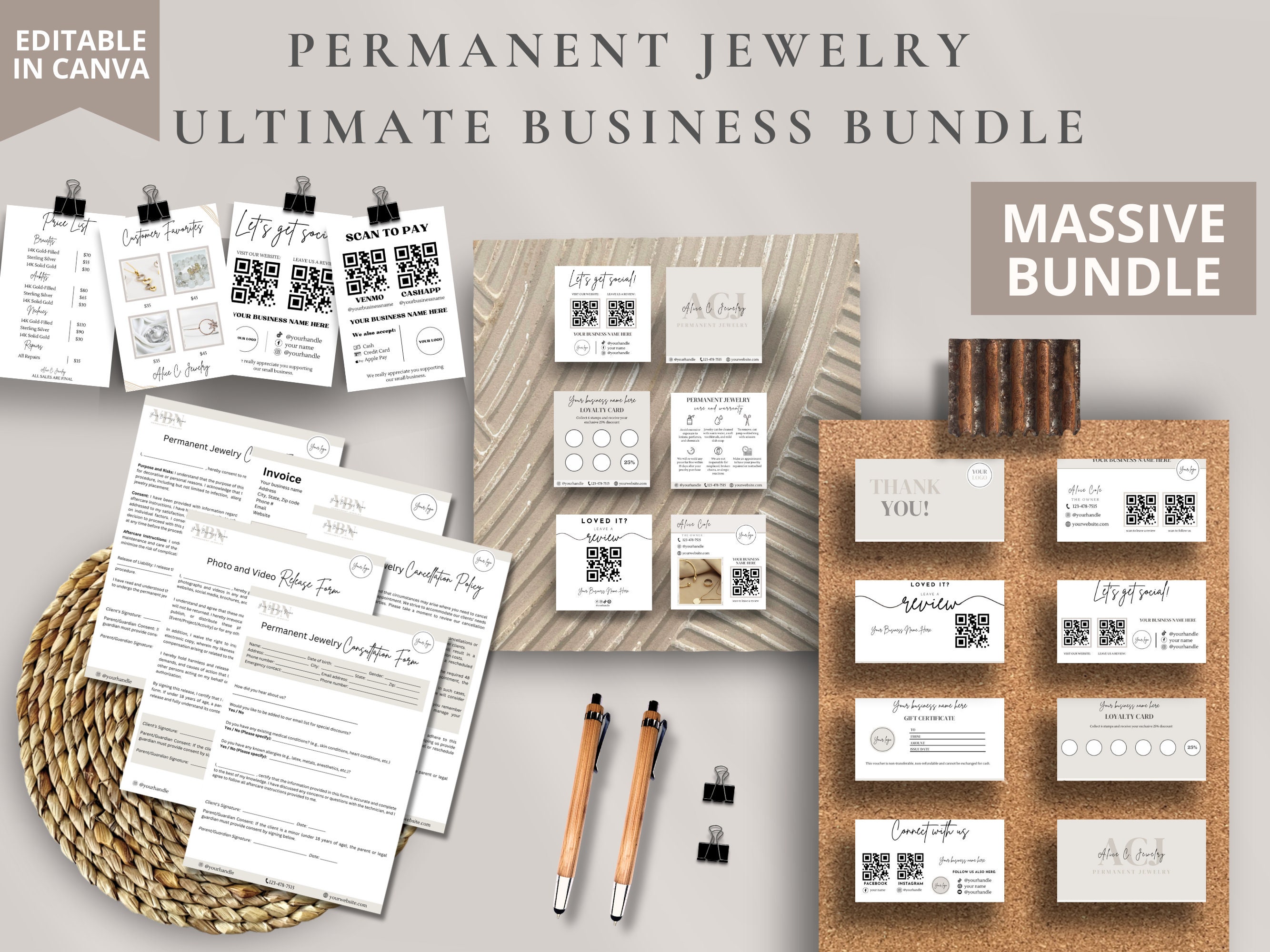 Permanent Jewelry Business Starter Pack Permanent Jewelry Kit All Supplies  Required to Start Permanent Jewelry Business No Guess Work 