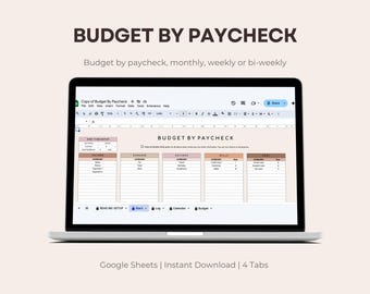 Paycheck Budget Template: Income & Expense Tracker (Google Sheets)