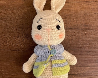 Amigurumi Crochet Pattern Bunny - Cute Amigurumi Rabbit - Handmade Bunny Toy for Kids - Crochet Bunny - Amigurumi Pattern - Amigurumi Doll