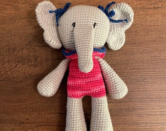 Amigurumi Häkelanleitung Elefant - Handgemachter Elefant Amigurumi Spielzeug - Bezauberndes gehäkeltes Plüschtier - Amigurumi Pattern - Amigurumi Doll