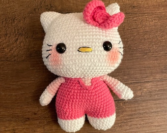 Amigurumi Crochet Pattern - Cute Crocheted Kitty Amigurumi Toy - Handmade, Soft, and Unique - Amigurumi Pattern - Amigurumi Doll