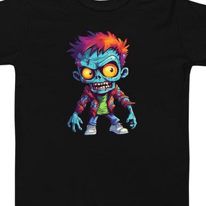 Maglietta zombie per bambini Maglietta carina di Halloween Maglietta ghoul non morti Maglietta spettrale spaventosa e spaventosa per bambini