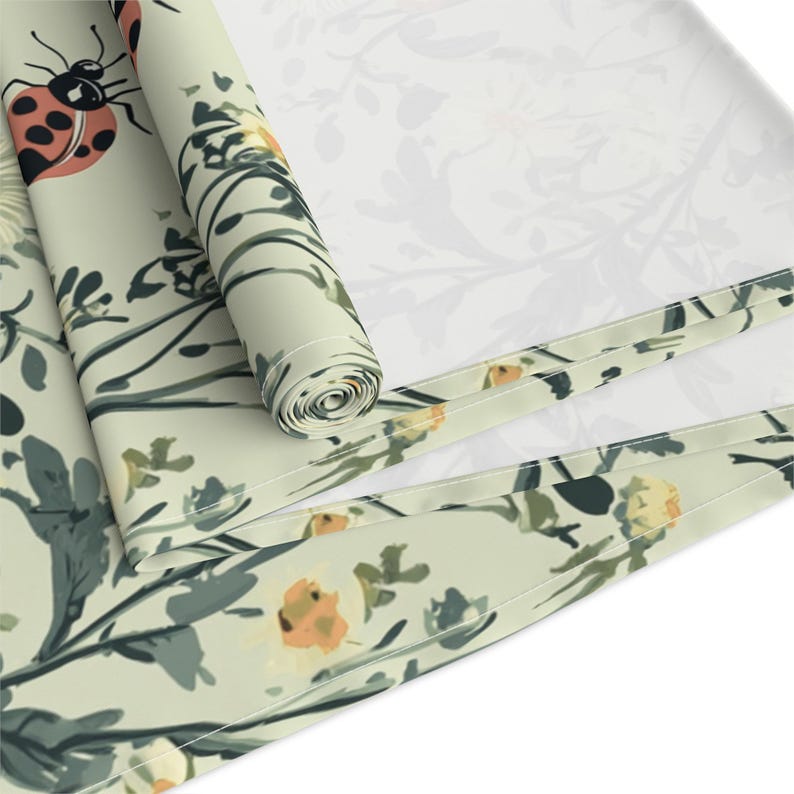 OnTheSideDesignsShop Ladybug Table Runner - Thumbnail 2