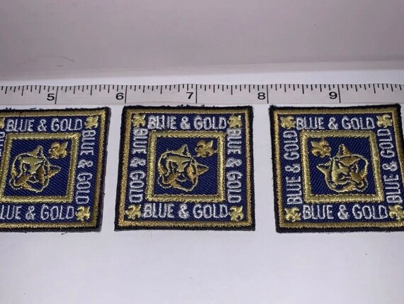 Lot Of 4 Vintage Blue & Gold Boy Scout Cub Scout … - image 4
