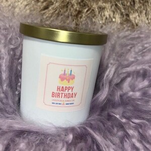 Happy Birthday-Birthday Cake Scented Candle
