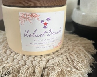 Velvet Beach Candle 100% Soy Wax