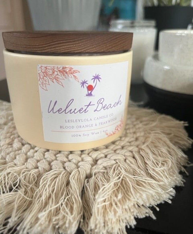 Velvet Beach Candle 100% Soy Wax image 1