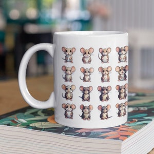 Rat Coffee Mug, Mouse Coffee Mug Rat Decor