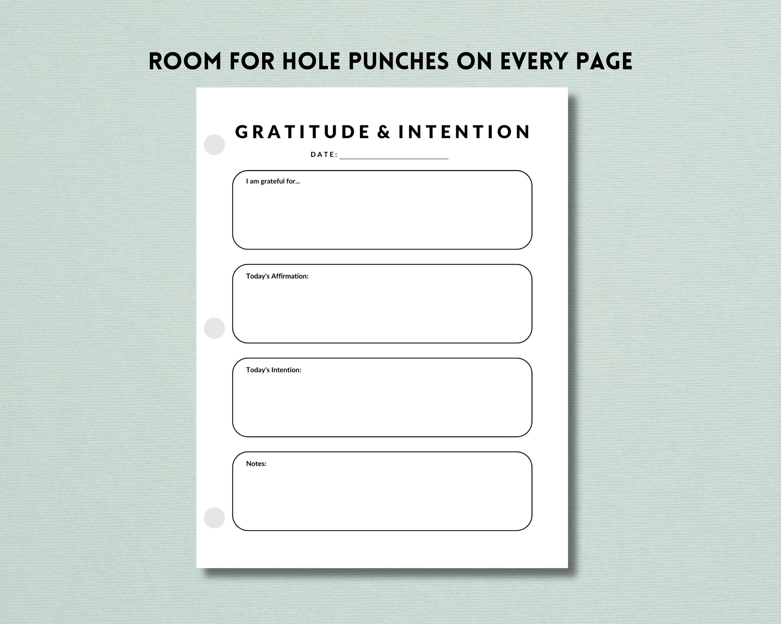 Manifestation Planner Printable Template, Mental Health Journal ...