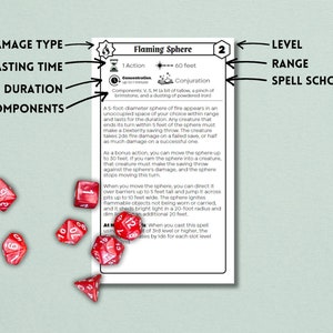 Dnd Spellcards, 5e, Dnd Spell Cards, Dnd Cards, Dnd Printable, Dnd ...