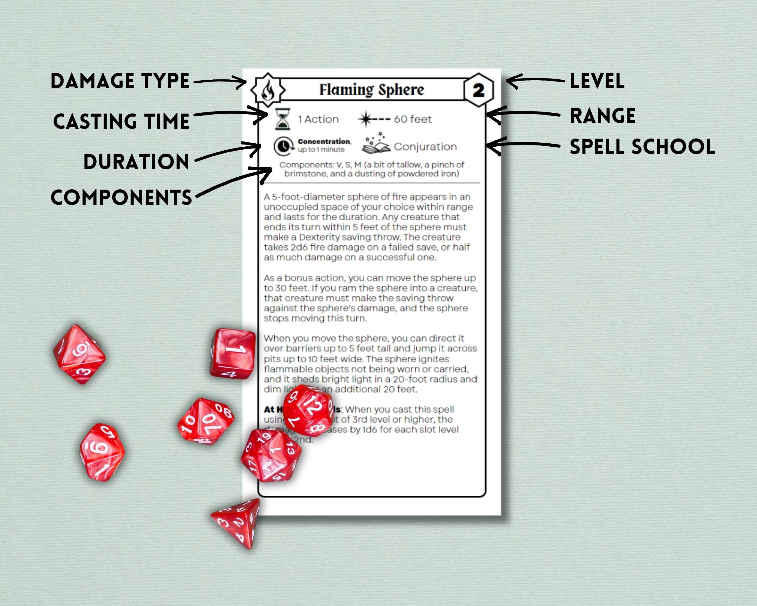 Dnd Cards, 5e, Dnd Spellcards, Dnd Spell Cards, Dnd Printable, Dnd ...