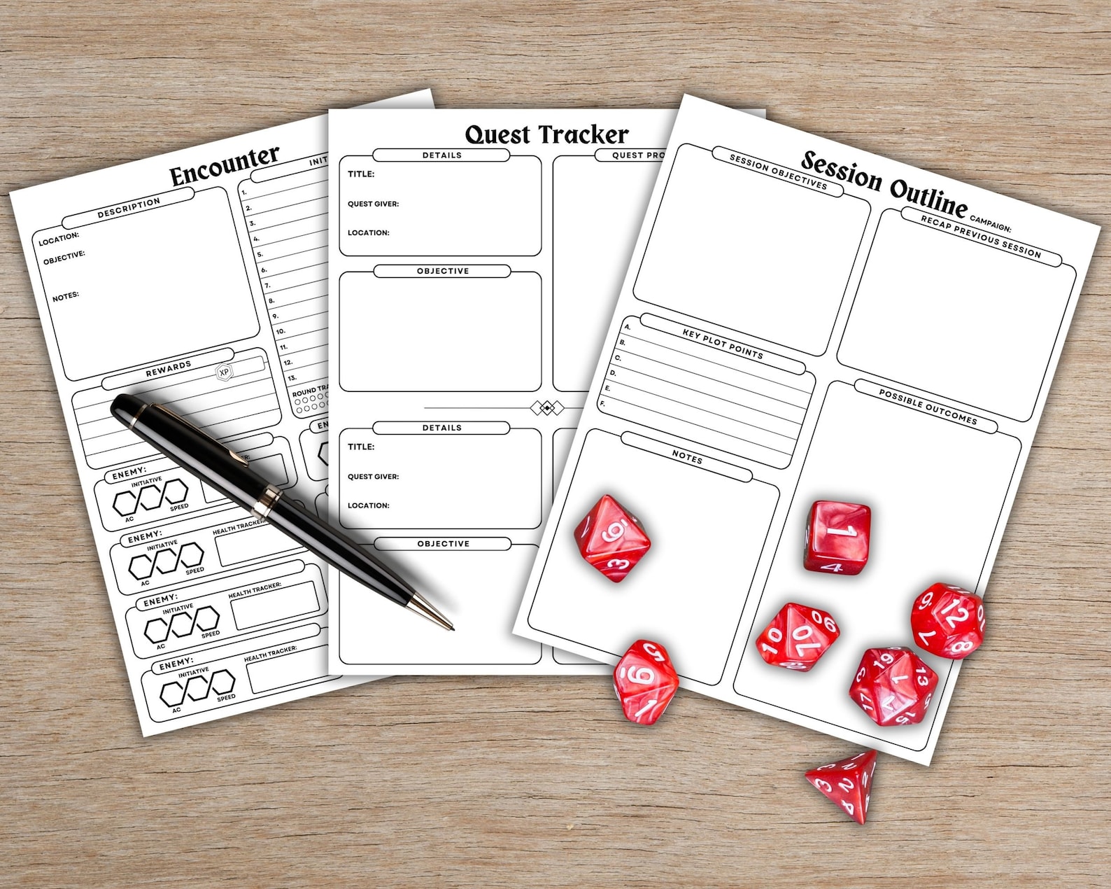 Dnd Bundle, 5e, Dnd Printable, Dnd Cheat Sheet, Dnd Player Guide, Dnd Character Sheet, Dungeons
