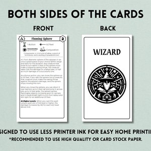 Dnd Spellcards, 5e, Dnd Spell Cards, Dnd Cards, Dnd Printable, Dnd ...