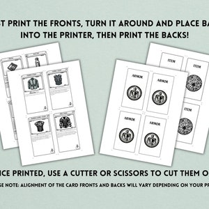 Dnd Cards, 5e, Dnd Item Cards, Dnd Download, Dnd Printable, Dnd Bundle ...