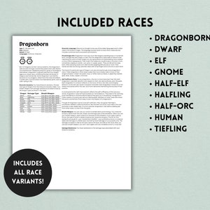 Dnd Class Reference Sheets, Dnd 5e, Dnd Classes, Races and Subclasses ...