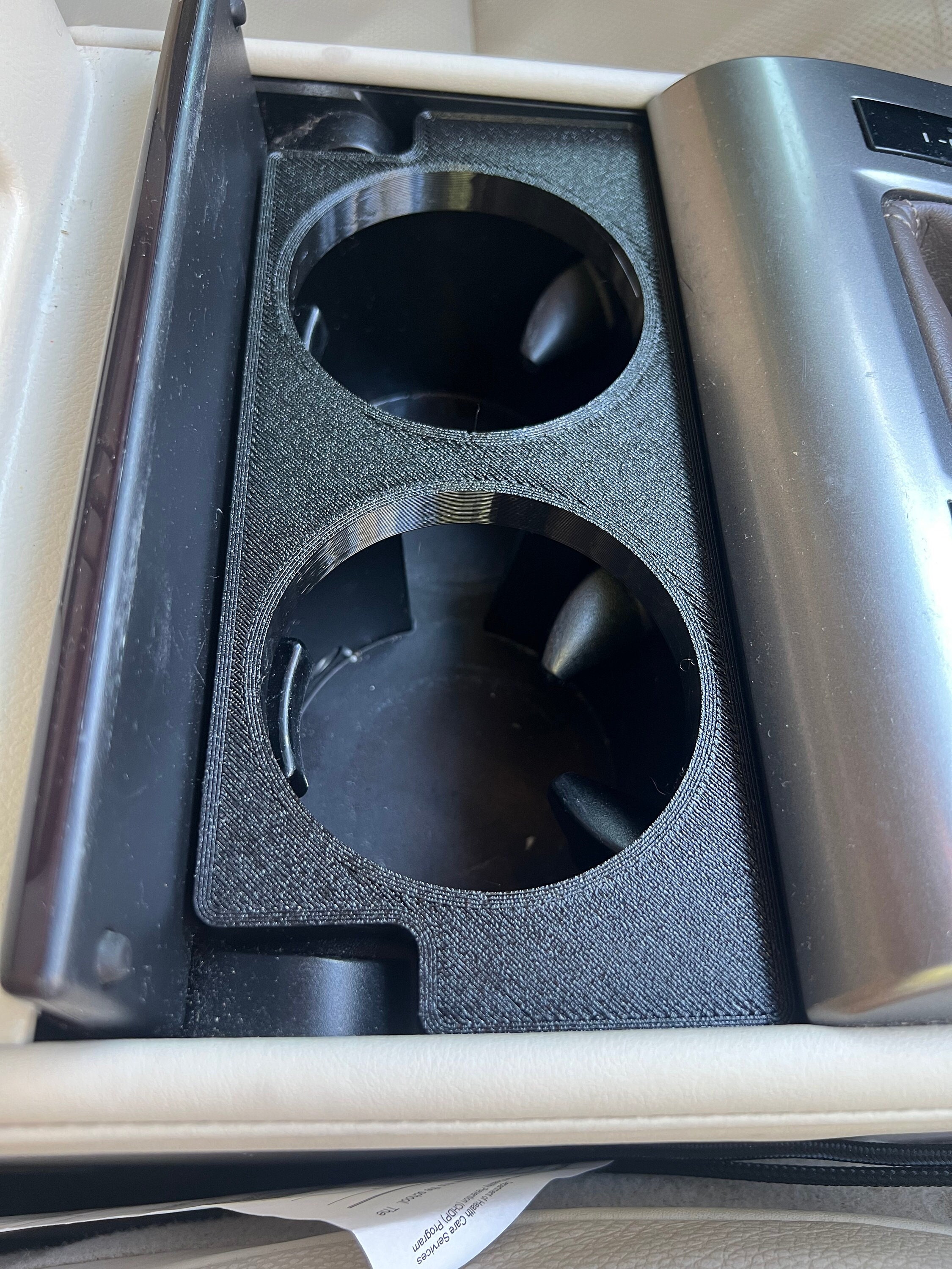 Lexus GX460 (2010-2021) Cup Holder for Popular Large Tumblers (Black)