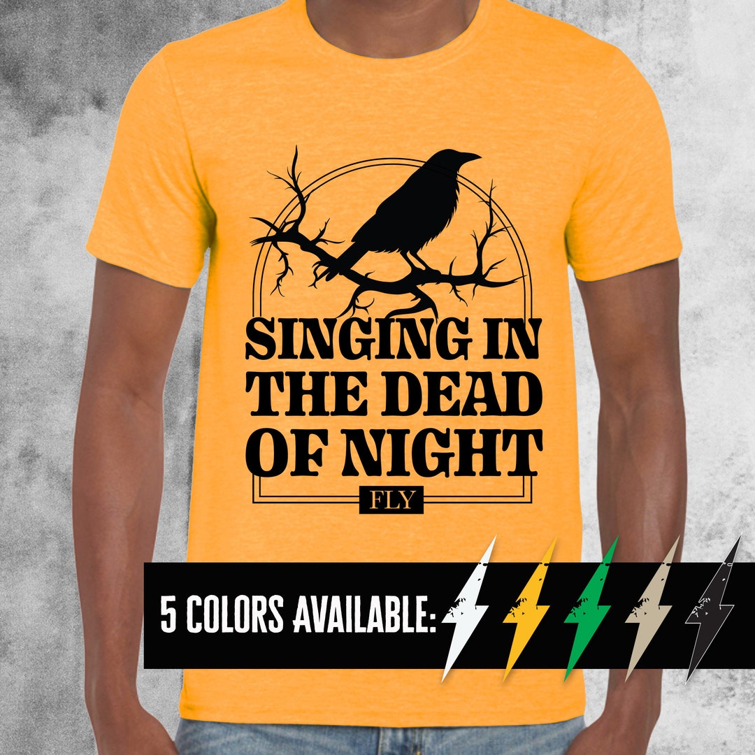 Blackbird Singing in the Dead of Night Shirt, Music Lyrics Shirt ...