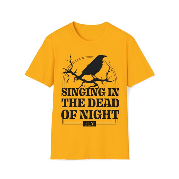 Blackbird Singing in the dead of night shirt, Music Lyrics shirt, Blackbird  Beatles Lyrics, Unisex Soft style T-Shirt, Music lover gift