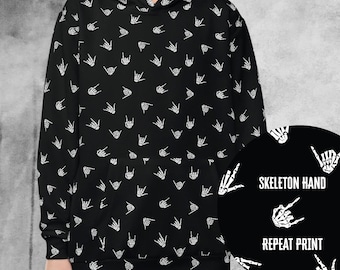 Kids rock and roll hoodie, Skeleton rock hands hoodie, kids Halloween hoodie, Kids skeleton hands Hoodie, boys sweatshirt, girls sweatshirt