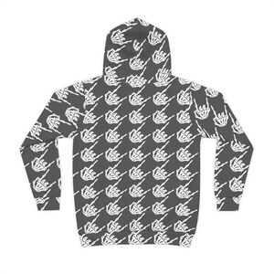 Kids rock and roll skeleton hands houndstooth hoodie, kids Halloween sweatshirt, Kids skeleton hands, boys sweatshirt, girls sweatshirt image 3