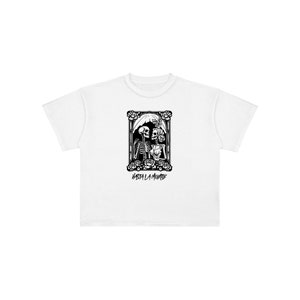 Spooky Tarot Lover's T-Shirt Halloween Card Til Death Do Us Part