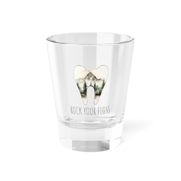 Tooth Shot Glasses Etsy