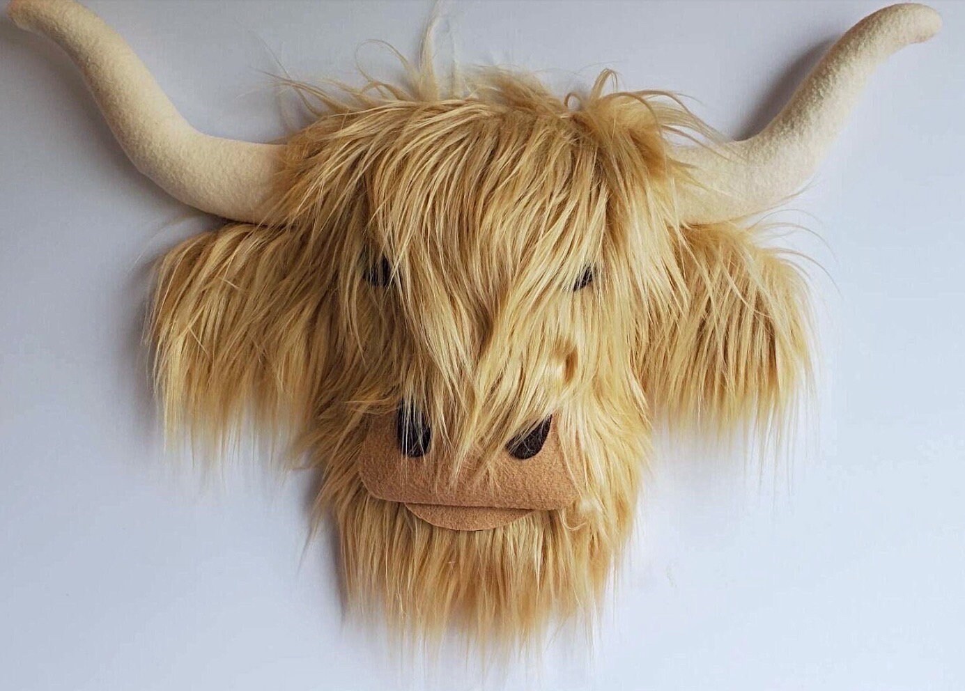 Highland Cow Plush Wreath Attachment Highland Cow Home Decor