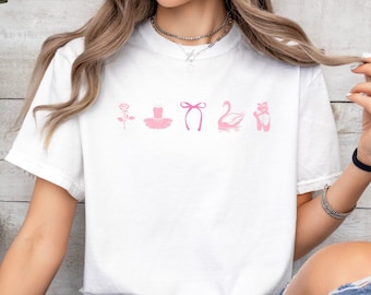 Ballett Kern Ästhetik T-Shirt | Ballett-Kern | Ballett-Tänzerin | Ballett T-Shirt | Tanz-Shirt | Tanz-T-Shirt | Geschenk für Tänzerin