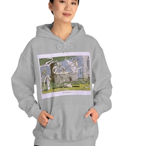 Skeletons dancing, The Dance Of Death, Vintage Unisex Sweatshirt