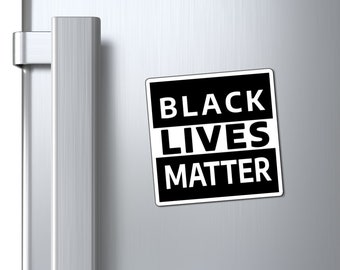 Black Lives Matter quadratischer Magnet