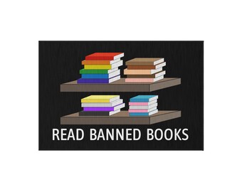 Outdoor Teppich - Lese Verbotene Bücher