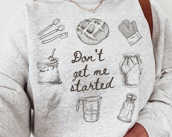 Sourdough Starter Sweatshirt, Vintage Sourdough Baking Lover Sweater, Retro 90s Breadmaker Crewneck Shirt, Gift for Baker Homestead Women
