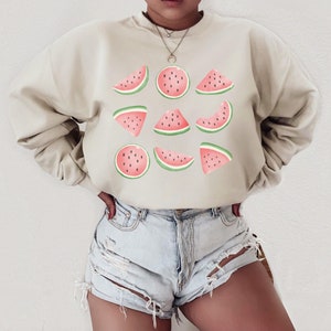 Vintage Watermelon Sweatshirt, Palestine Colors Crewneck Sweater, Retro Watermelon Fruit Shirt, Human Rights Activist Protest Shirt, Womens