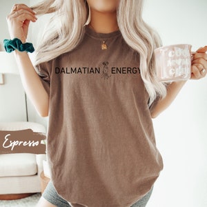 Dalmatian Dog Minimalist Tee Shirt, Dog Mom Crewneck T-shirt, Dalmatian Tshirt, Gift for Dalmatian Lover, Pet Owner Gift, Dalmatian Mama